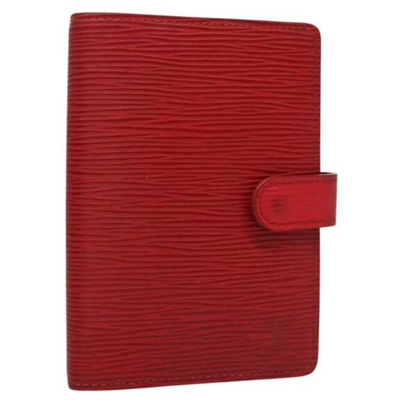 LOUIS VUITTON Epi Agenda PM Day Planner Cover Red R20057 LV Auth 118196 - Picture 1 of 16
